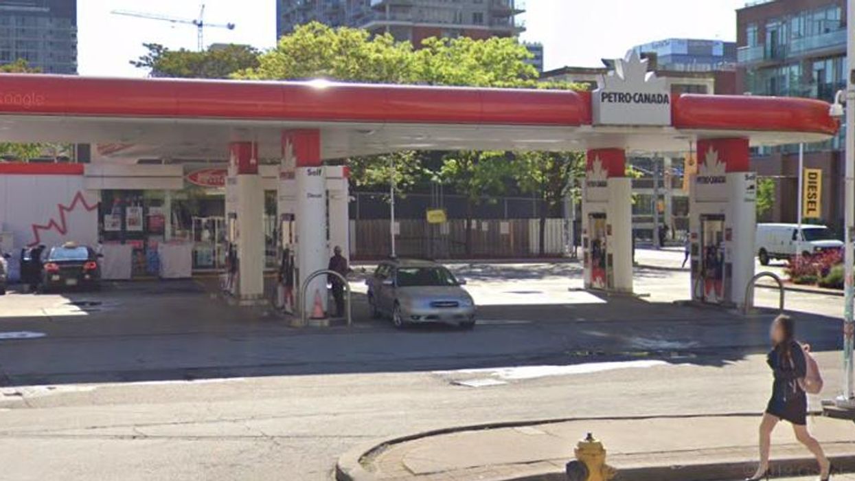 Petro-Canada gas station.