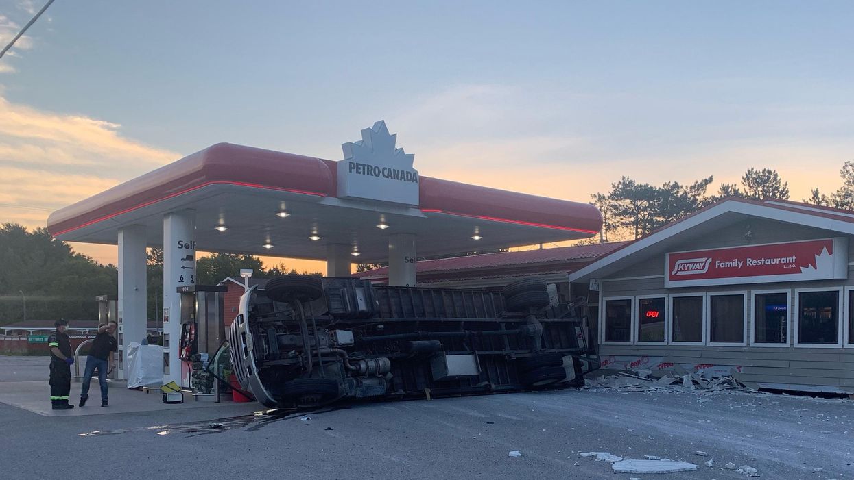 Petro Canada gas station.