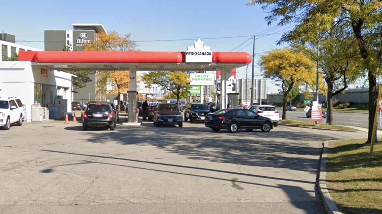 Petro-Canada gas station.