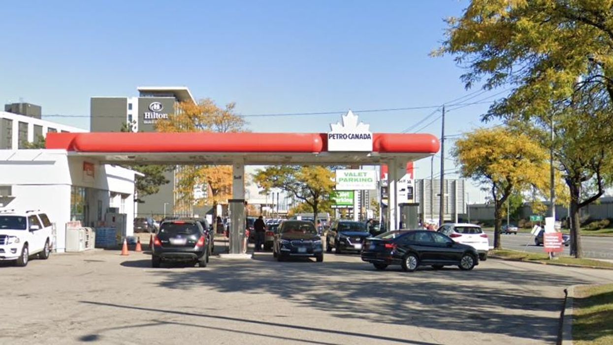 Petro Canada gas station.