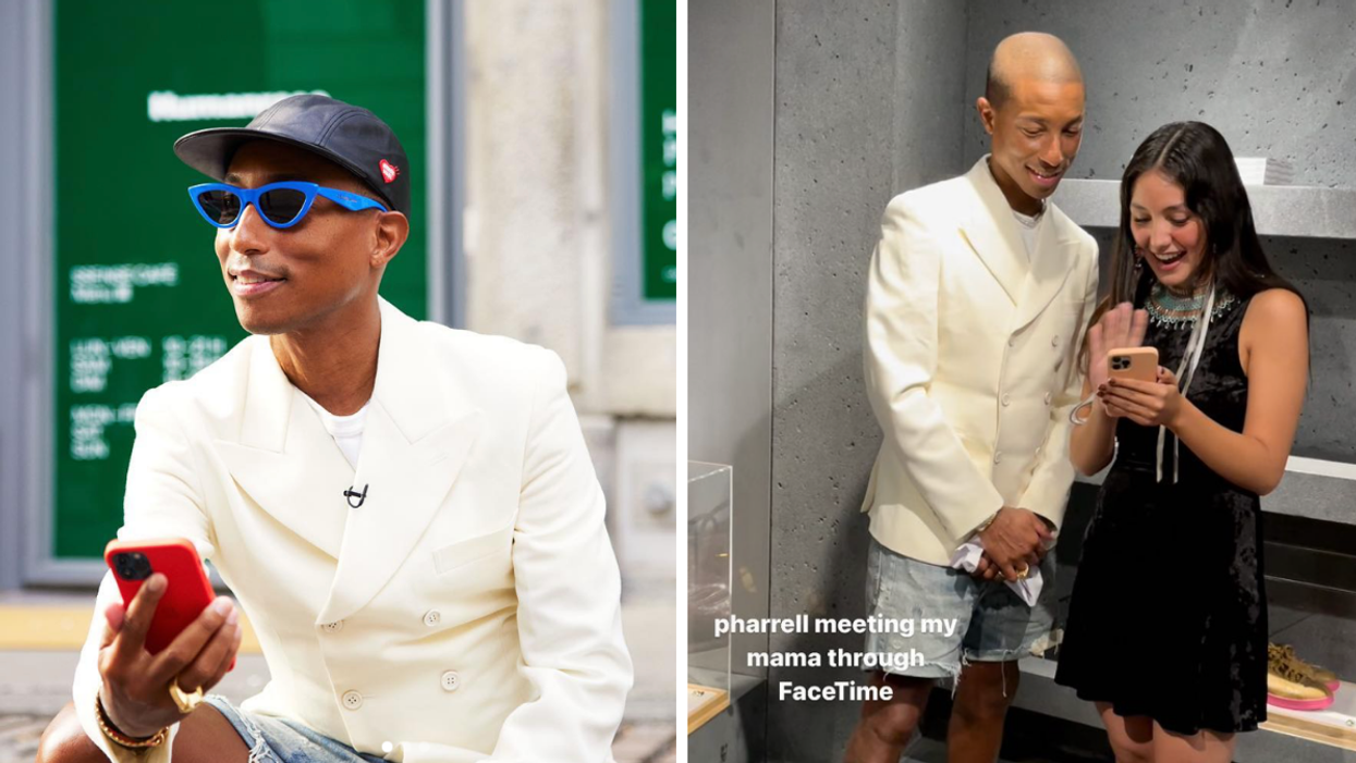 Pharrell Williams a été aperçu dans le Vieux-Montréal ce week-end et voici pourquoi