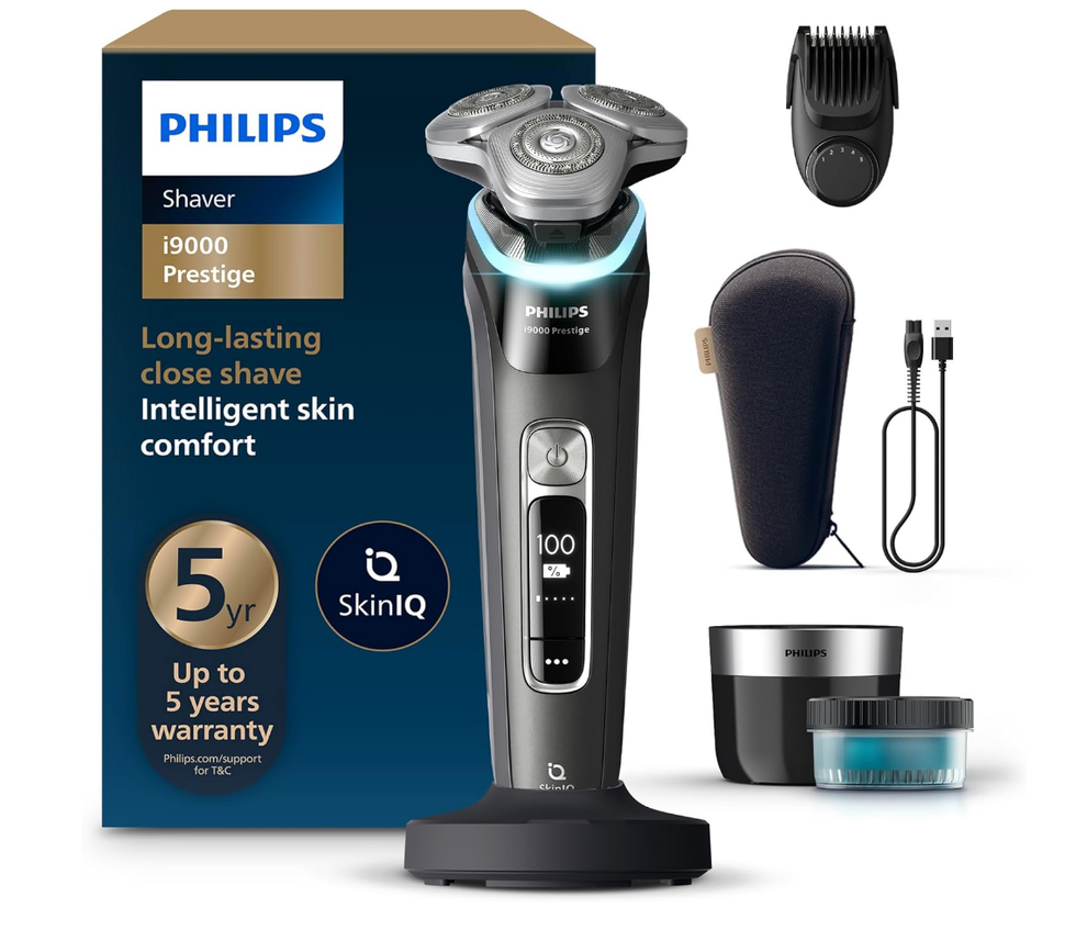 Philips Shaver i9000 Prestige : Rasoir \u00e9lectrique Wet & Dry