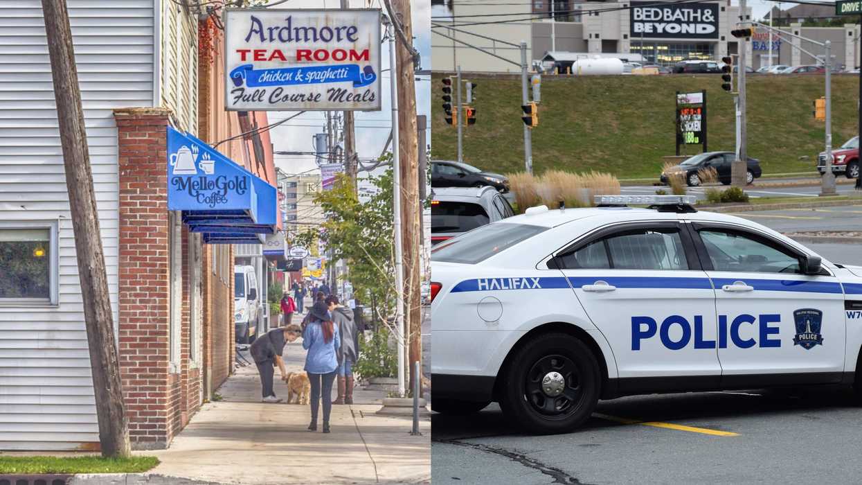 Photo of Ardmore Tea Room and Halifax Police Car