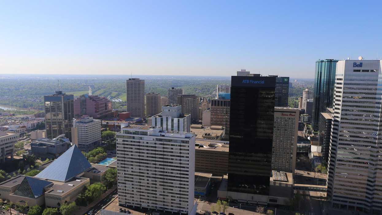 Photo of downtown Edmonton