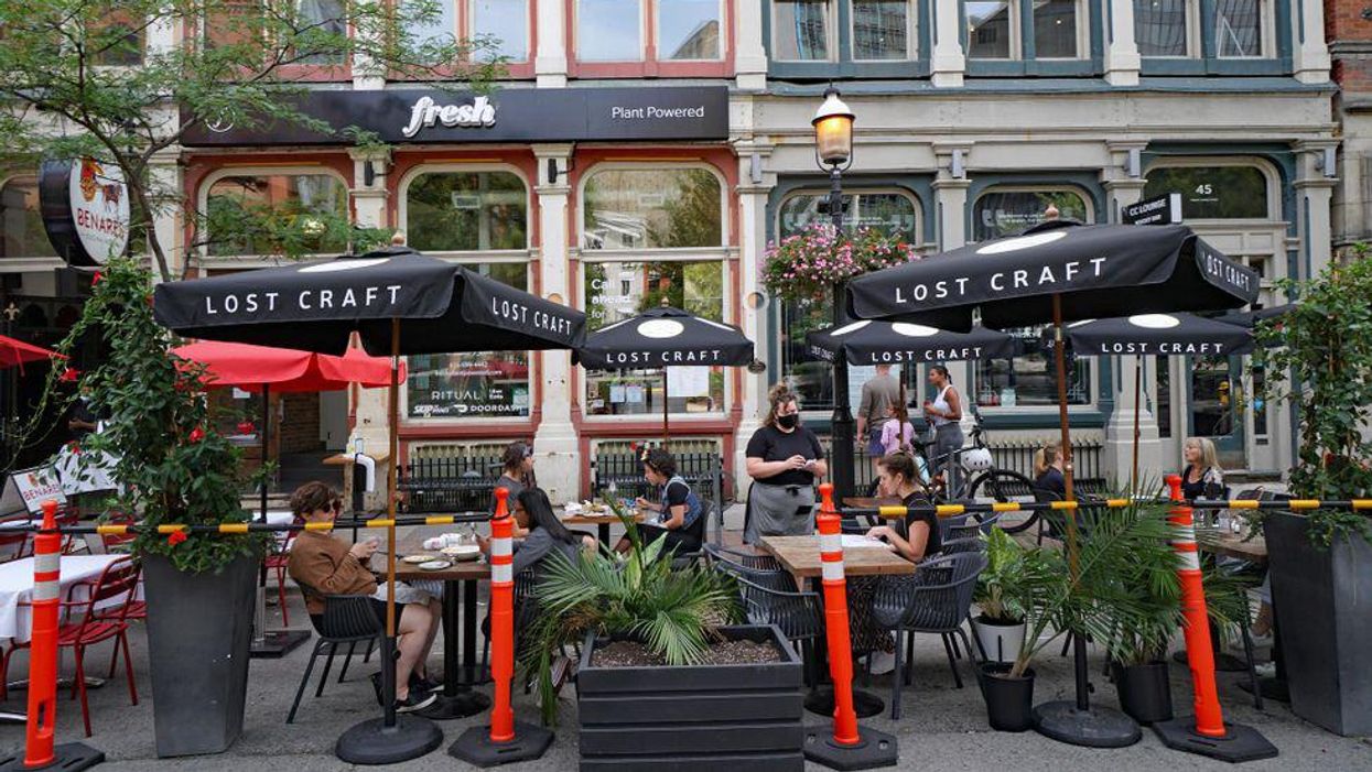 Photo of downtown Toronto patio