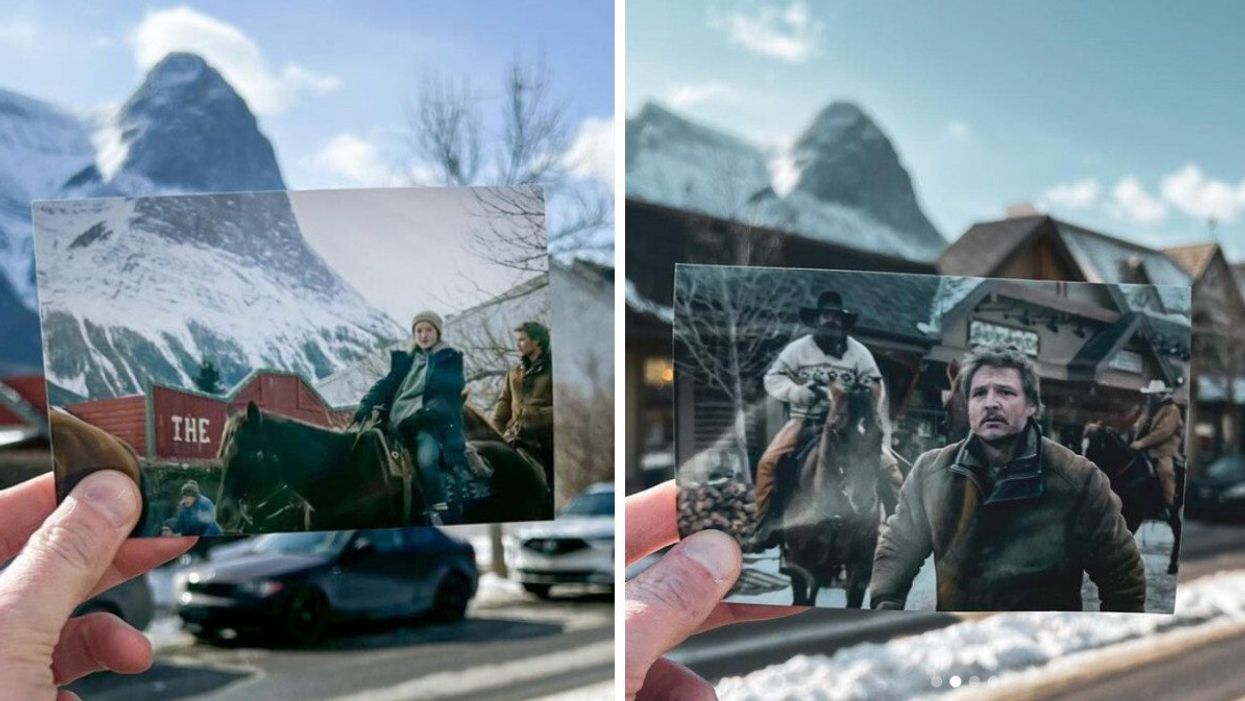 Photos from The Last Of Us matched up with the real locations in Canmore, Alberta