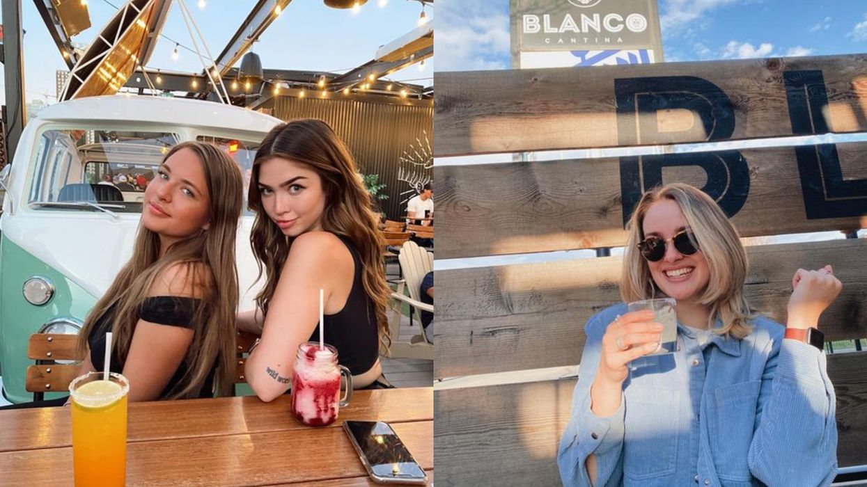 Photos of girls at Calgary patios