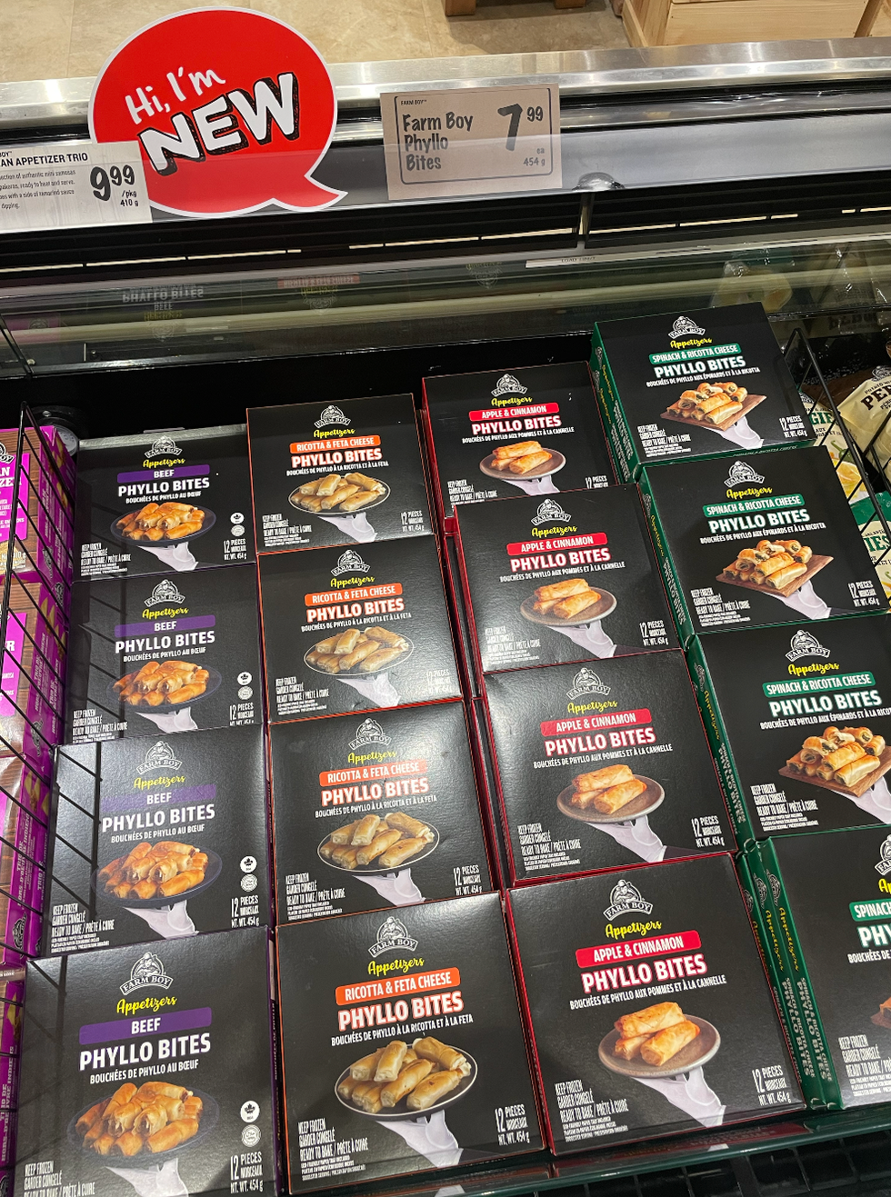 Phyllo Bites at Farm Boy.