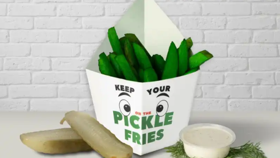 Pickle fries.