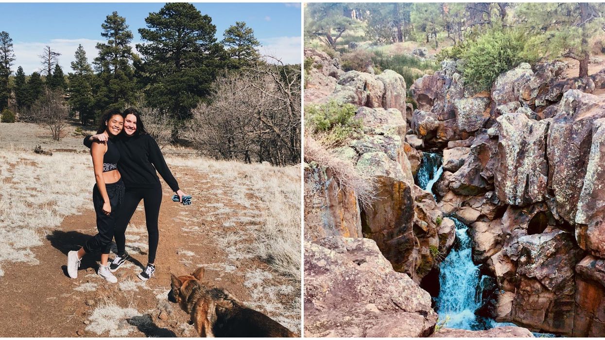 Picture Canyon Preserve In Flagstaff Has Hidden Petroglyphs & A Waterfall