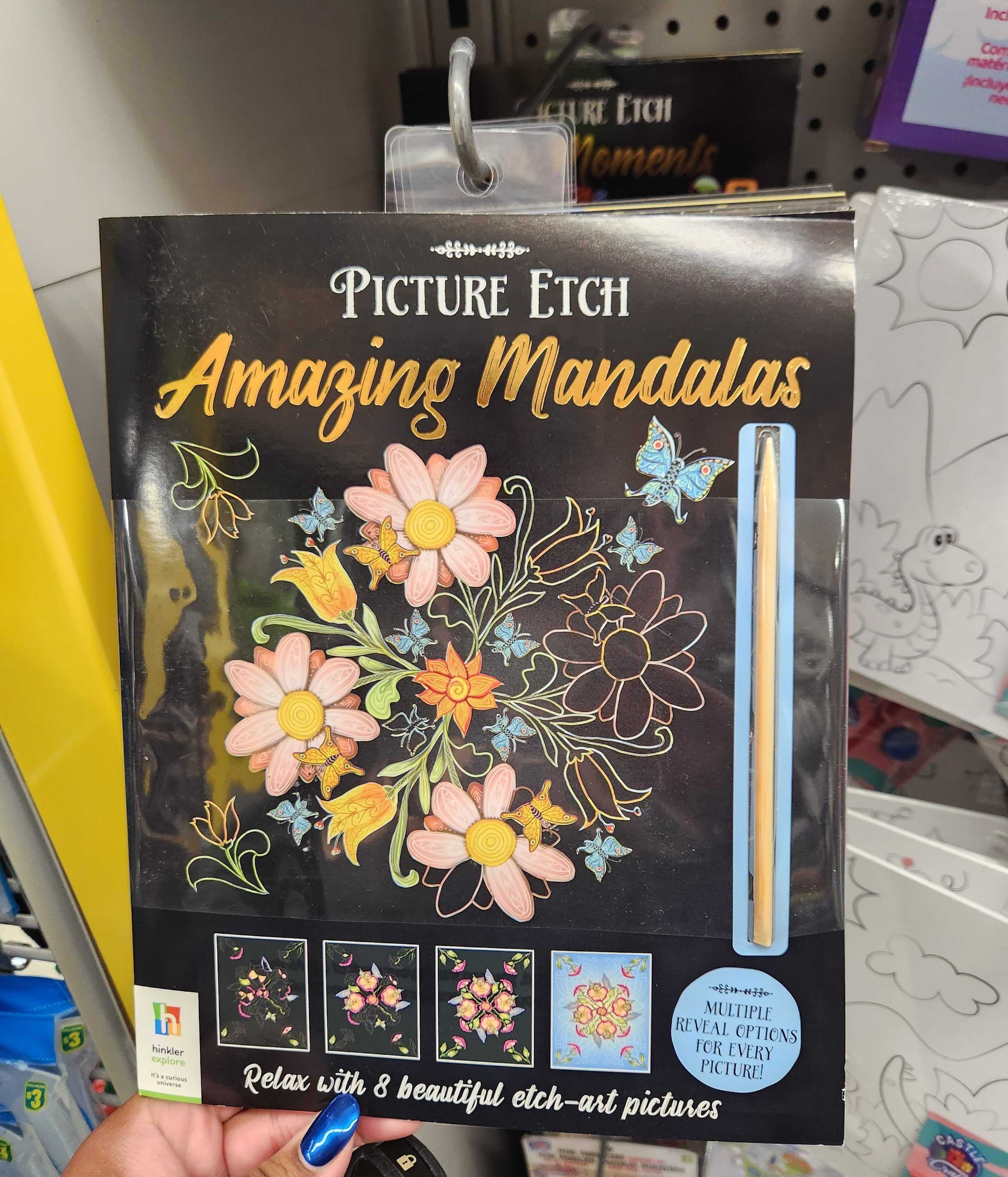Picture Etch \u2014 Amazing Mandalas, $4 at Dollarama in Toronto.
