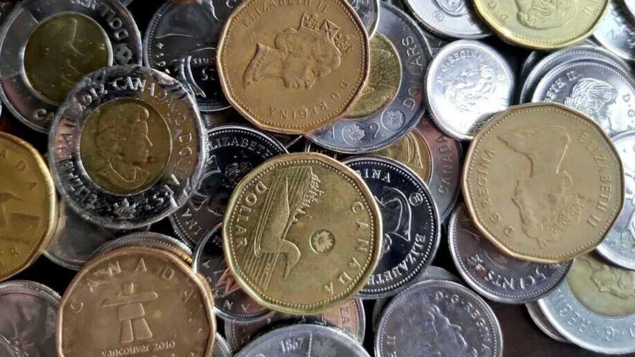 pièces de monnaie canadienne.