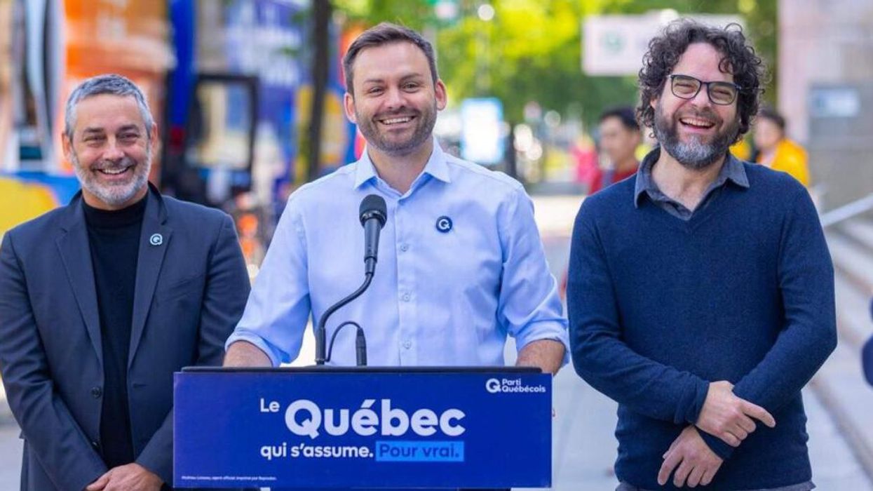 Pierre Nantel, Paul St-Pierre Plamondon et Pierre-Luc Brillant.