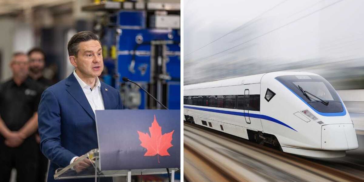 Pierre Poilievre is pushing to cancel the planned Toronto–Quebec City high-speed rail Pierre Poilievre is pushing to cancel the planned Toronto–Quebec City high-speed rail