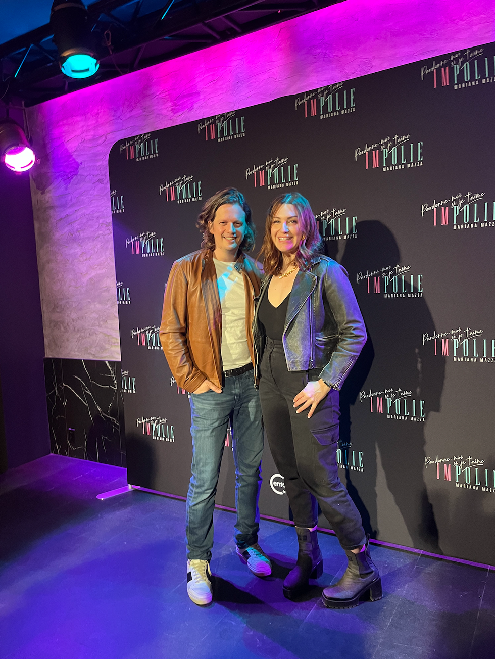 Pierre-Yves McSween et son amoureuse.