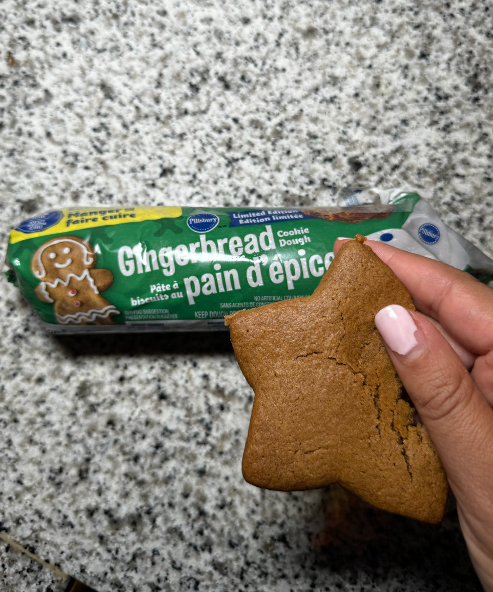 Pillsbury gingerbread cookie dough