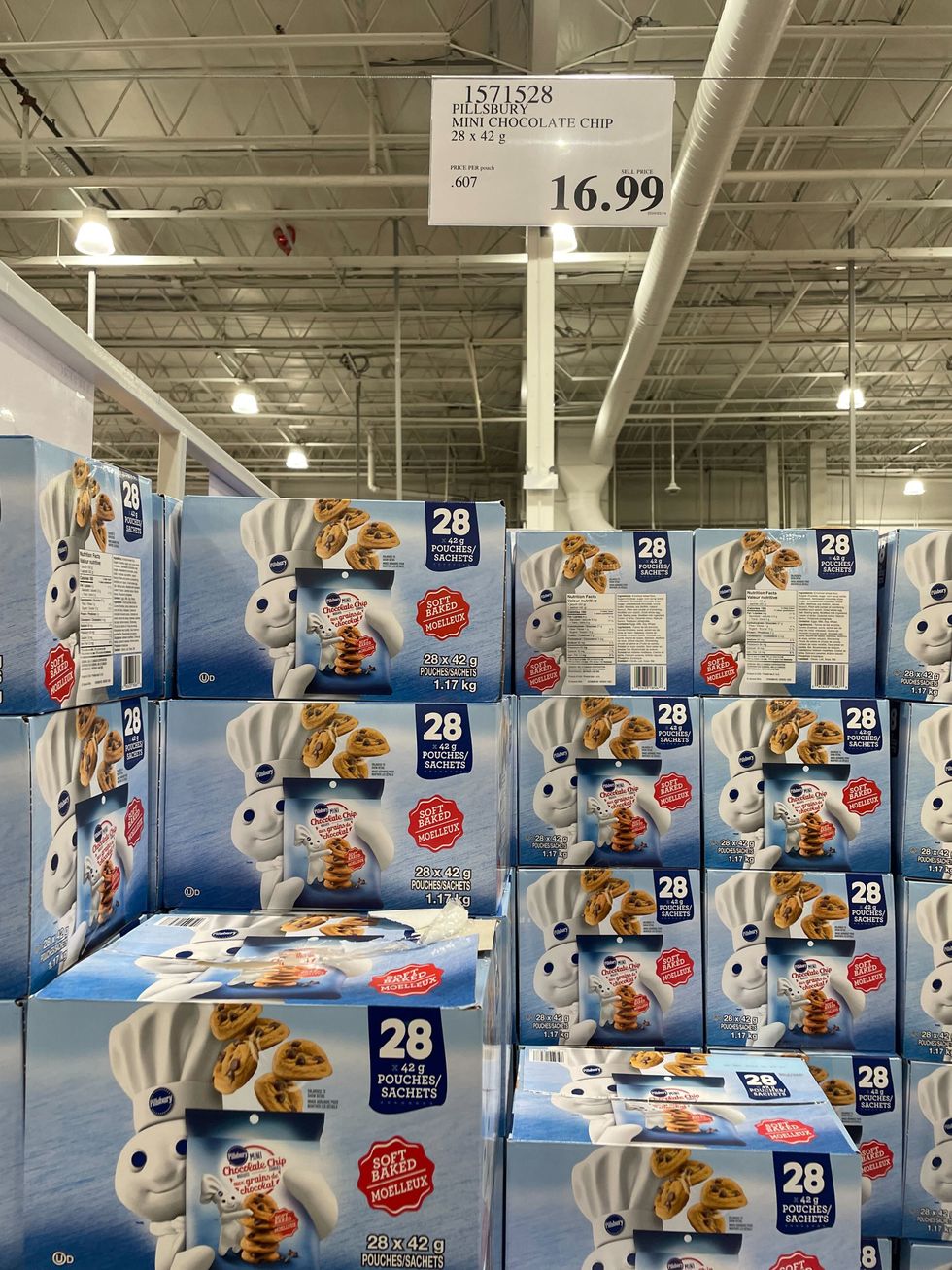 pillsbury mini chocolate chip cookies at costco