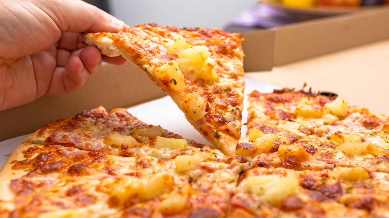 Pineapple on pizza.