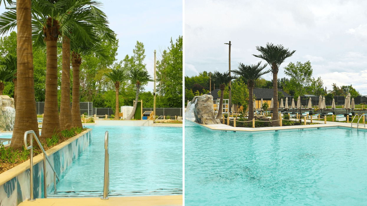 Piscine du Lagon Tropical au Super Aqua Club.
