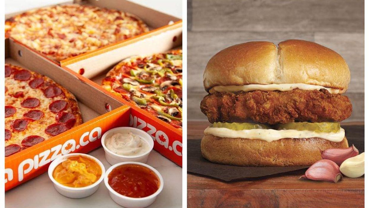 Pizza Pizza Just Launched Chicken Sandwiches & One Is Topped With Their Famous Creamy Garlic Sauce
