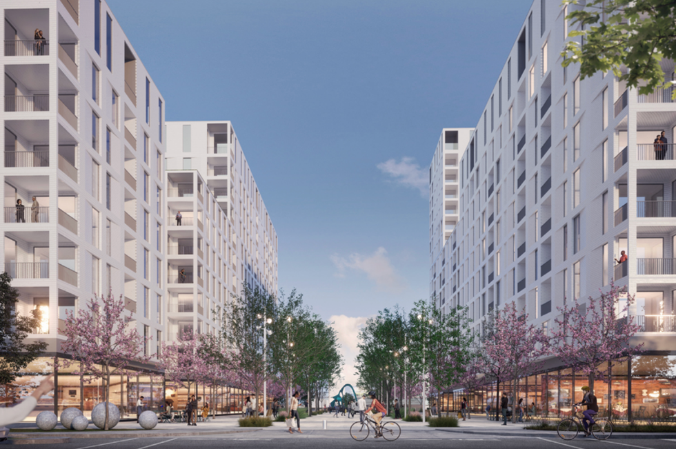 Plan de l'espace r\u00e9sidentiel au Carr\u00e9 Laval.