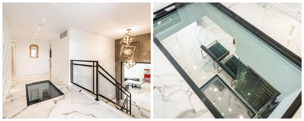 Plancher vitr\u00e9.