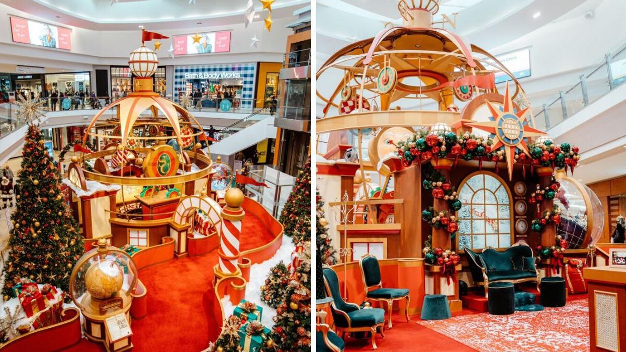 Planet Santa at the Scarborough Town Centre.
