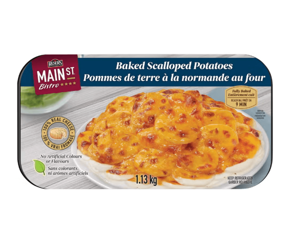 Plat de pommes de terre \u00e0 la normande au four Main St. Bistro vendu au Costco.