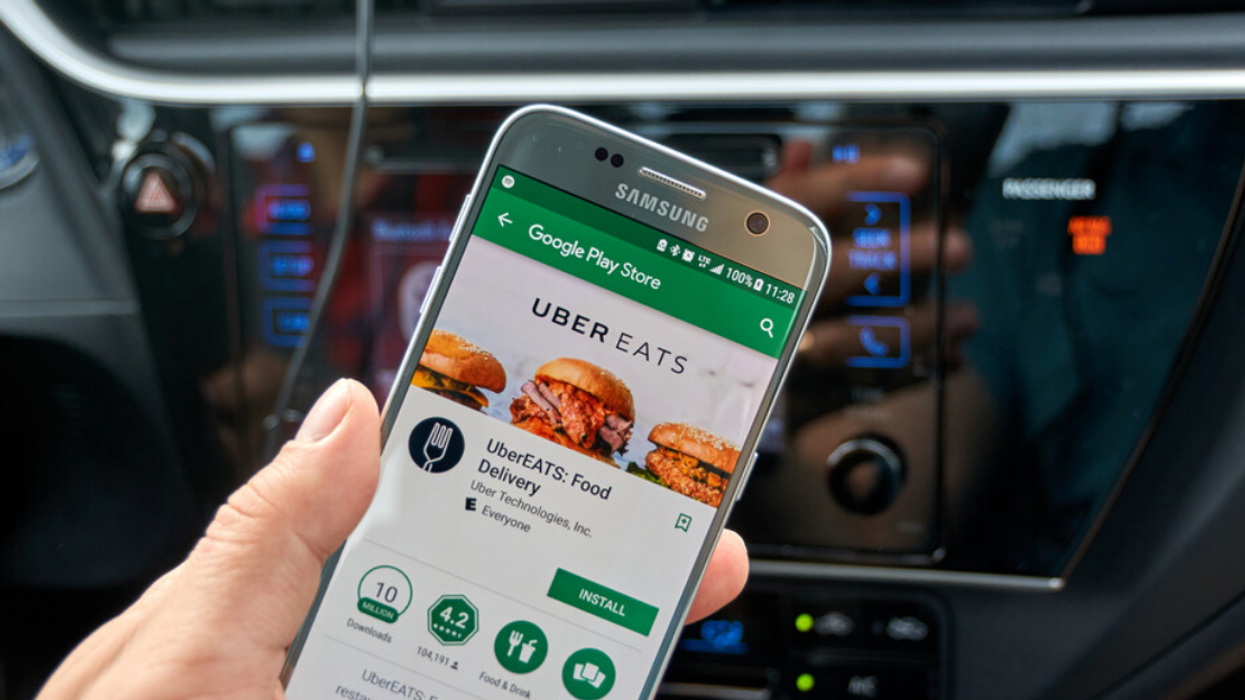 Plateforme Uber Eats.