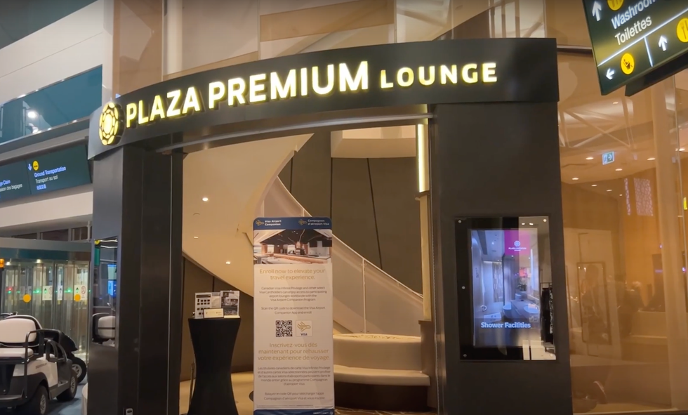 Plaza Premium Lounge at YVR.