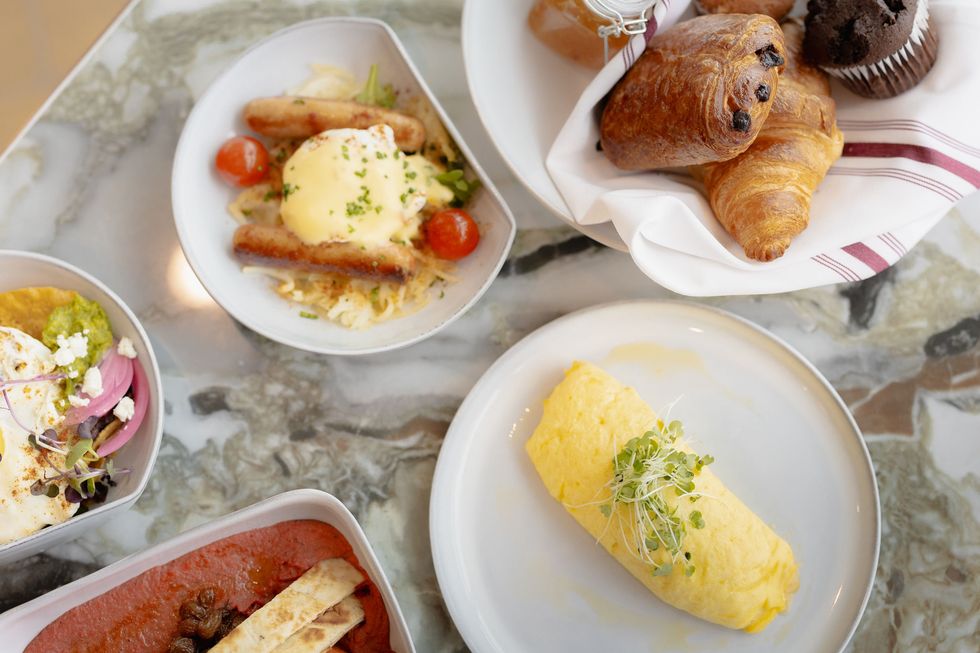 Plaza Premium Lounge in Vancouver Airport food.