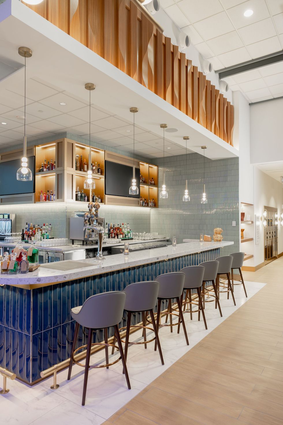 Plaza Premium Lounge in Vancouver Airport.