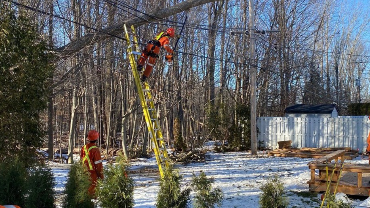Plus de 2 000 Québécois sont privés d'électricité en Montérégie