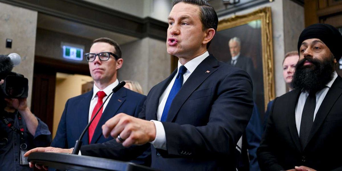 Poilievre accuses Carney of ducking questions about Canada’s sluggish economy Poilievre accuses Carney of ducking questions about Canada’s sluggish economy