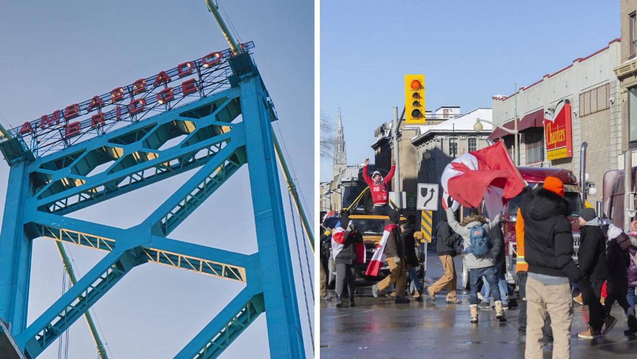 Police Have Begun 'Enforcement' At The Ambassador Bridge Blockade & Arrests Are Being Made