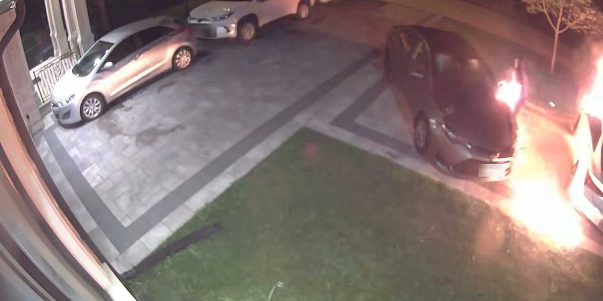 Video of arson at Toronto MP’s home shows suspect dousing vehicles before fires set Video of arson at Toronto MP’s home shows suspect dousing vehicles before fires set