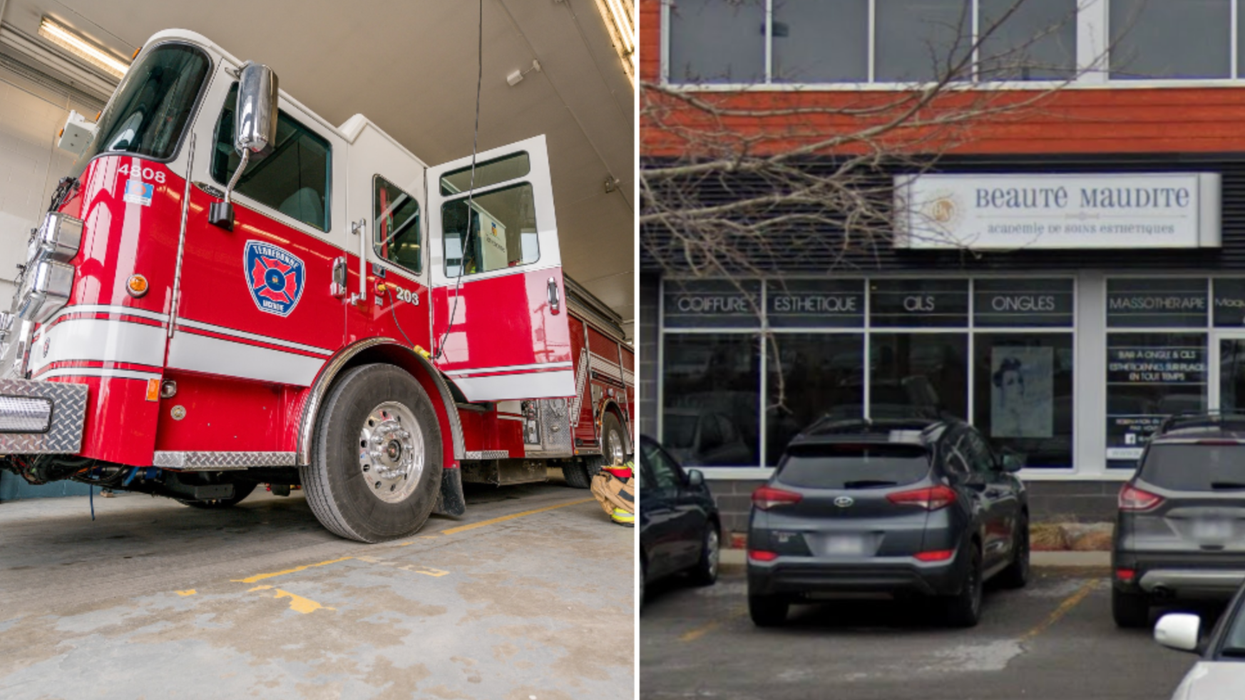 Policier complotiste de Laval: Son commerce a été ravagé par un incendie criminel