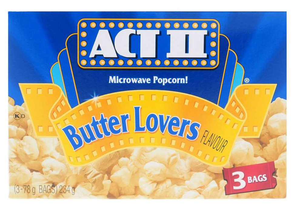 Popcorn at Dollarama.