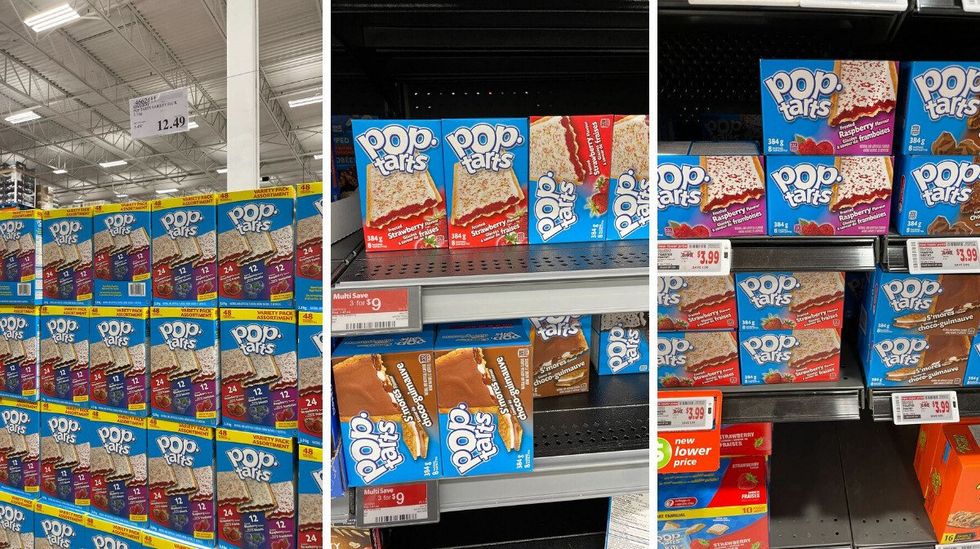 poptarts at costco, walmart and metro