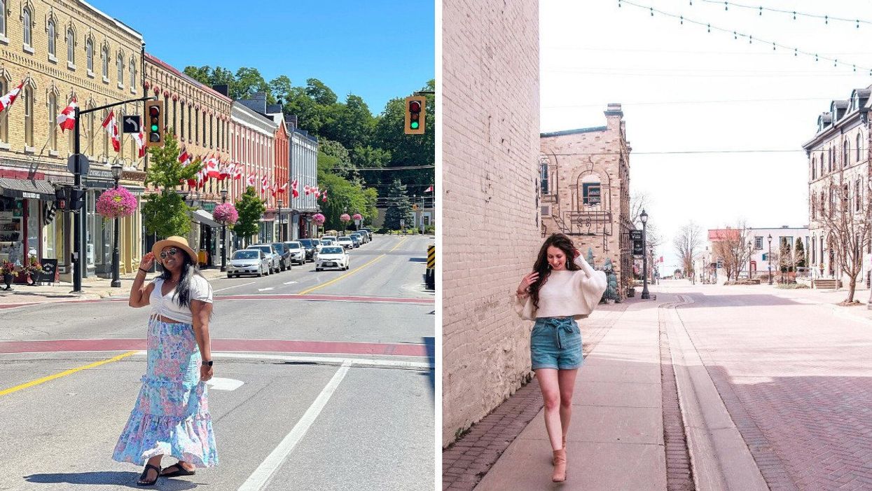 Port Hope, Ontario. Right: Kincardine, Ontario.