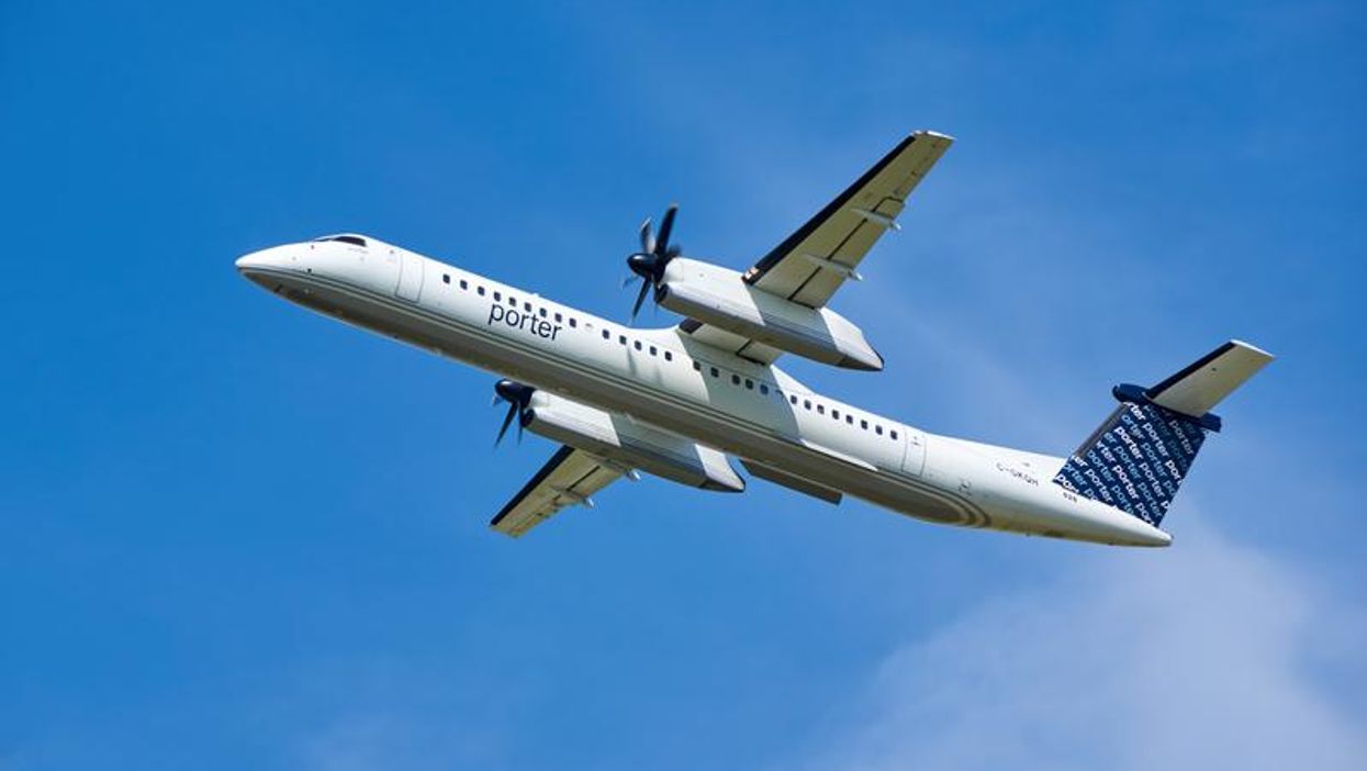 Porter Airline plane.