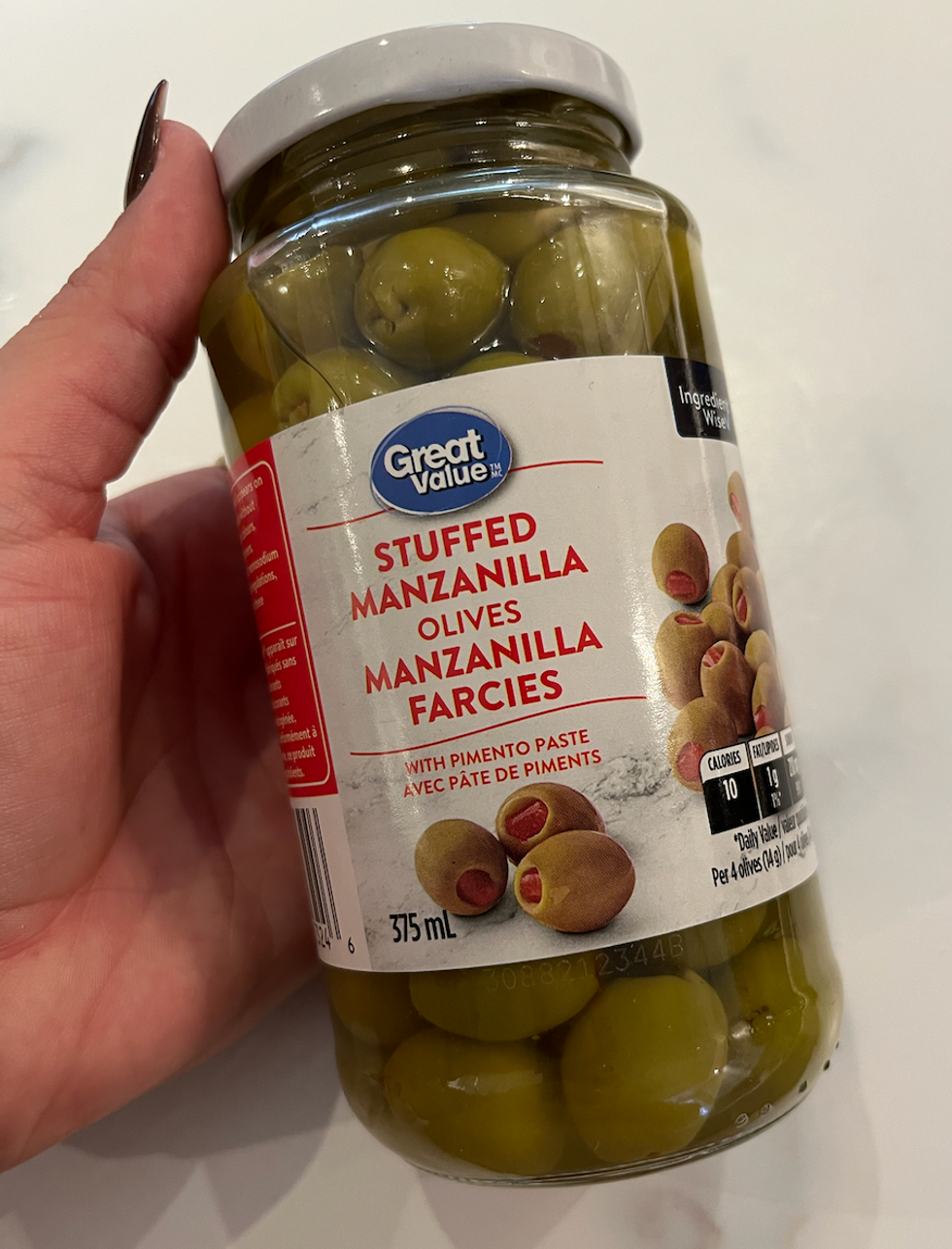 Pot d'olives manzanilla farcies.