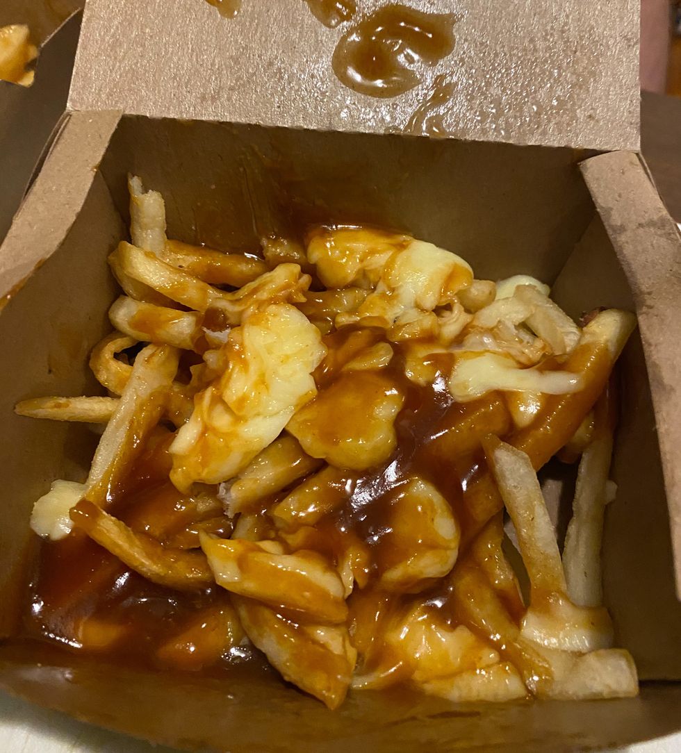 Poutine du McDonald's.