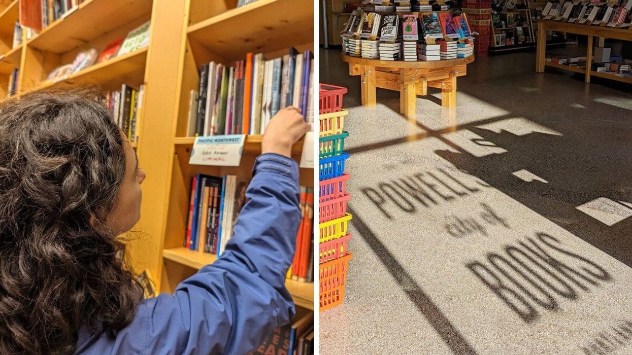 Powell's City of Books in Portland, OR.