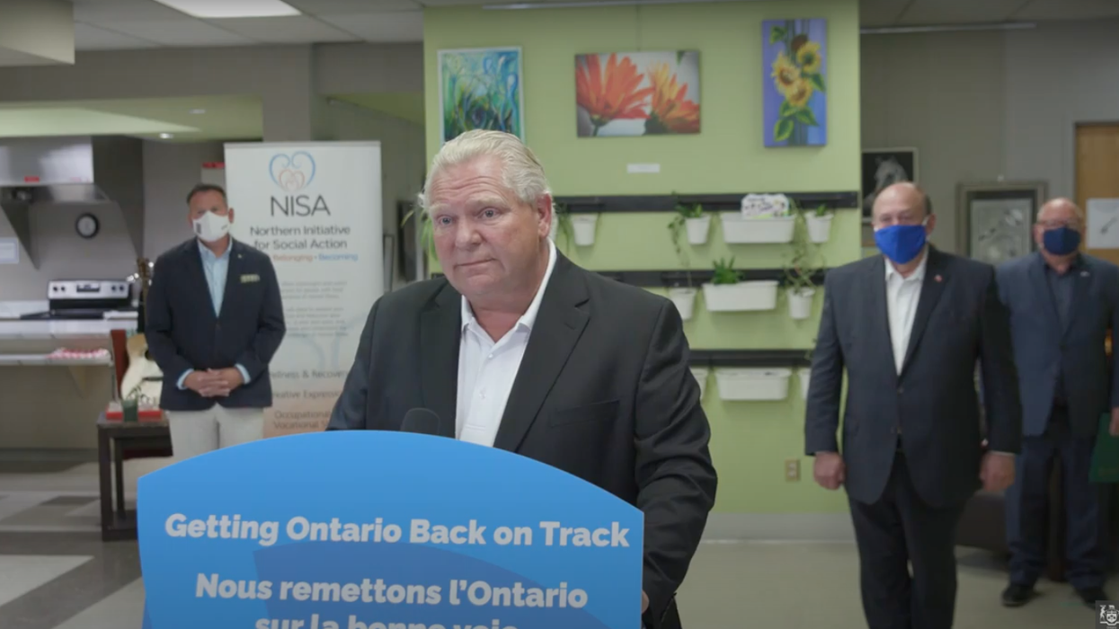 Premier Doug Ford Says Ontario's COVID-19 Cases Aren't Coming From Bar & Restaurants