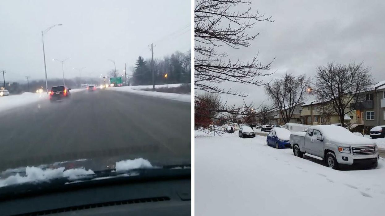 Première tempête au Québec : Voici à quoi ça ressemble dehors si tu n'oses pas aller voir