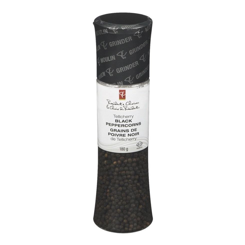 President's Choice Tellicherry Black Peppercorns.