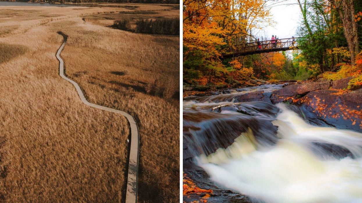 Presqu'ile Provincial Park. Right: Arrowhead Provincial Park.