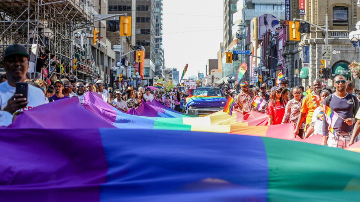 Pride parade in downtown Toronto in 2018.