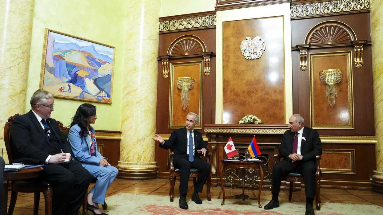 Prime Minister arrives in Armenia ahead of summit